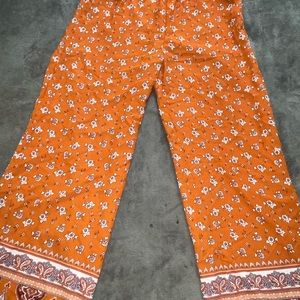 Loose flare pants
